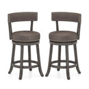 Counter Height Swivel Bar Stools Set of 2 - 24 & 29 Inch by DirectDeals