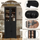 Bathroom Storage Cabinet, Adjustable Shelves & Drawer, Freestanding Tower by Unique Piece Furniture