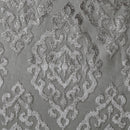 Knitted Jacquard Damask Total Blackout Grommet Curtain Panel by HouseOfZazla