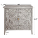 2 Door Cabinet, Suitable For Bedroom - Light Gray by HouseOfZazla