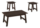 Table Set, Coffee, End, Side, Accent, Living Room Transitional (Set of 3) by HouseOfZazla