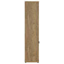 Noriega - 3 Shelf Media Tower With Open Shelves And Hidden Cabinet Storage - Mango Color