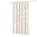 Tufted Semi-Sheer Shower Curtain