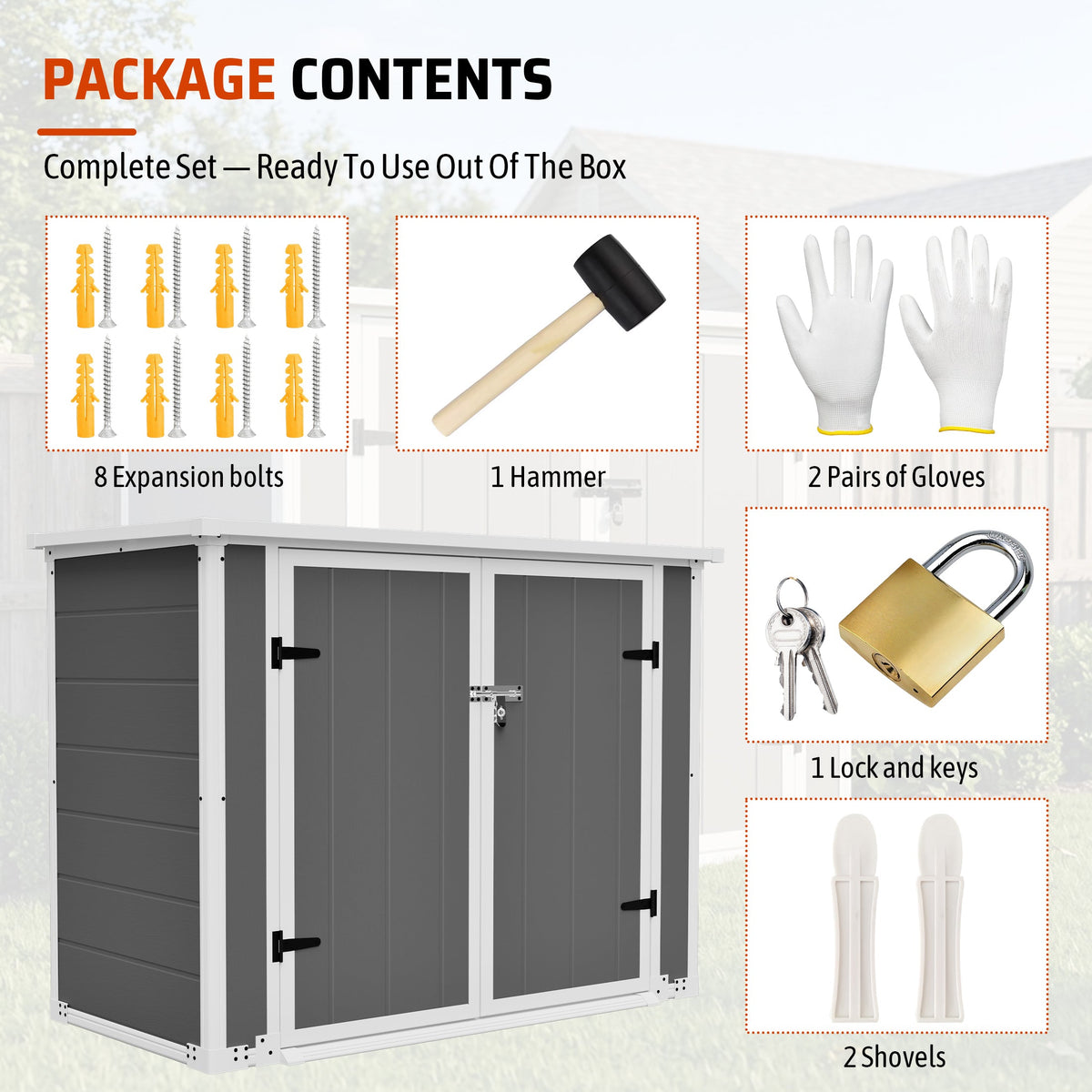 Horizontal Outdoor Storage Shed with Ramp & Hydraulic Lid, photo 3 of 10