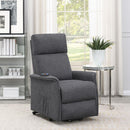 Upholstered Power Lift Recliner With Wired Remote by HouseOfZazla