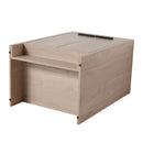 24 Inch Freestanding Bathroom Vanity with Black Ceramic Sink & 2 Soft-Close Cabinet Doors (BLO-G-BL9060BK),W1286S