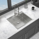 24 x 18 x 9 Inch Kitchen Sink Drop-In 16 Gauge Stainless Steel by HouseOfZazla