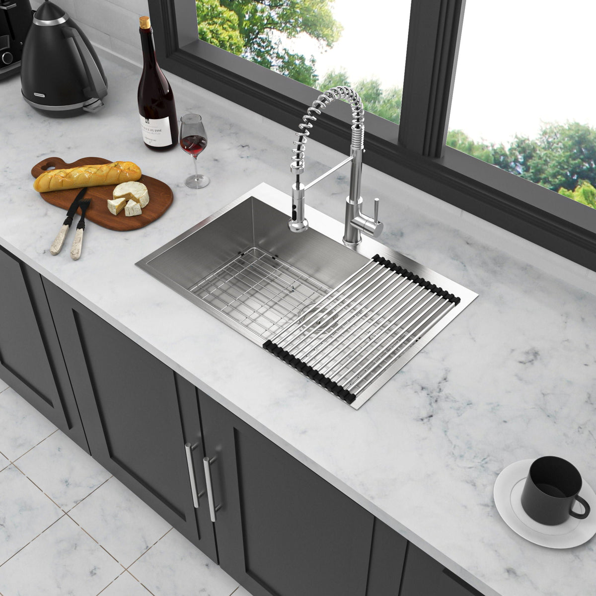 Stainless Steel Drop In Kitchen Sink, Topmount, photo 13 of 40