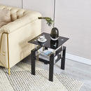 Tempered Glass Table With Storage by HouseOfZazla