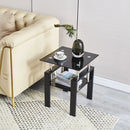 Tempered Glass Table With Storage by Unique Piece Furniture