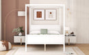 Canopy Platform Bed With Headboard And Footboard, Slat Support Leg by HouseOfZazla