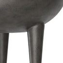 Otto - Cast Aluminum Side Table - Black by HouseOfZazla