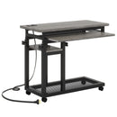 Adjustable Portable C-Shaped Desk With Power Outlet & USB Ports by HouseOfZazla