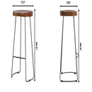 Chunky Bar Stool - Chestnut by HouseOfZazla