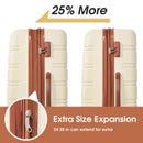 Hardshell Luggage Sets 2 Pieces + Bag Spinner Suitcase With Tsa Lock Lightweight 20" / 24" by HouseOfZazla