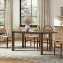 Modern Wooden Dining Table for 4 to 6 People, 71" Large by HouseOfZazla