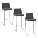 Fuji - Contemporary And Modern Elegance High Back Barstool by HouseOfZazla