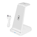 3-in-1 Wireless Qi Enabled Charger Dock 15W Fast Charging Station For iPhone Apple iWatch Series 6/5/4/3/2/1 AirPods 2 AirPods Pro Fit For iPhone Xs M