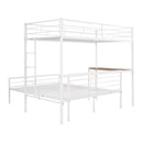 Bunk Bed With Desk, Ladder And Quality Slats For Bedroom by HouseOfZazla