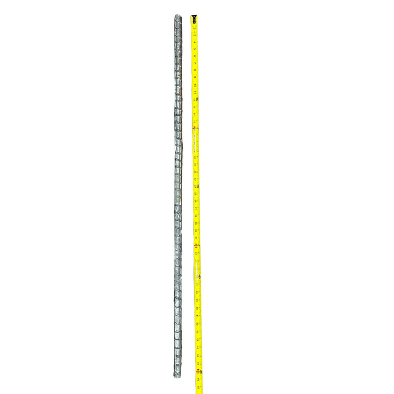 48 Inch Foam Rubber Deformed Steel Rebar Action Prop with Bendable Core