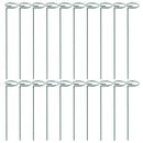 10Pcs 10in Plant Support Stakes Garden Flower Single Stem Support Stake Iron Plant Cage Support Ring For Tomatoes Orchid Lily Peony Rose Flower Amaryl
