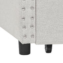 Upholstered Tufted Daybed With 2 Drawers, Waved Arms by HouseOfZazla
