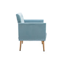 Accent Chair, leisure single sofa with Rose Golden feet