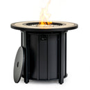 30" Propane Gas Fire Pit Table with Mosaic Ceramic Tabletop by HouseOfZazla