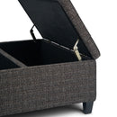 Harrison - Upholstered Coffee Table Storage Ottoman by Unique Piece Furniture