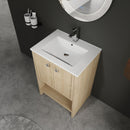 Modern Freestanding Bathroom Vanity With Ceramic Sink And Soft Closing Doors by Unique Piece Furniture