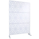 Outdoor & Indoor Metal Privacy Screen, Freestanding Decorative Panels by HouseOfZazla