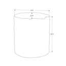 Contemporary Round Accent Table, Indoor / Outdoor