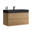 Alice Natural Oak Bathroom Vanity With Sink by HouseOfZazla