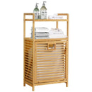 Laundry Hamper with 2-Tier Shelves & Tilt-Out Basket by HouseOfZazla