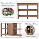 TOPMAX 66" Large Outdoor Farmhouse Wooden Potting Bench Table