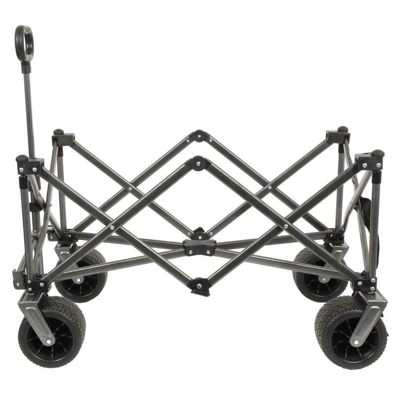 Utility Park Garden Cart Tool Customized Color Folding Camping Trolley Outdoor Picnic Beach Wagon, Green