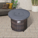 Outdoor Fire Pit Table With Lid by HouseOfZazla