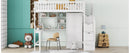 Loft Bed With Bookshelf, Drawers, Desk, And Wardrobe by HouseOfZazla