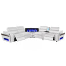 Nova - Sectional With Bluetooth Speaker, LED And Lifting Wine Cabinet