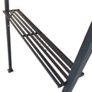 Outdoor Grill Gazebo With Double Tier Soft Top Canopy, Steel Frame, Bar Counters & Hook by HouseOfZazla