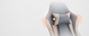 Gaming Chair with Footrest and Massage Lumbar Support