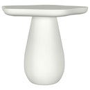 Perth 17-inch Side Table with Cloud-Shaped Top Off White