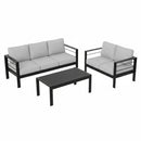 Outdoor Patio Set, All-Weather With Thick Cushions by HouseOfZazla