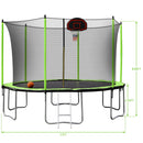 12Ft Trampoline 2023 - Green by HouseOfZazla