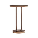 Tareel - Round Accent Table With Open Oval Pedestal - Antique Bronze by HouseOfZazla