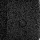 87.7" Sectional Sofa Cozy Teddy Fleece Fabric Sectional Sofa Couch with Two USB Ports a Movable Storage Ottoman and Two Lumbar Pillows for Living Room, Gray