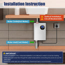 3000W Tankless Water Heater with Digital Display for Kitchen & Bathroom