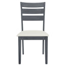 5-Piece Farmhouse Round Pedestal Extending Dining Table Set Extendable Kitchen Table Set with 15.8" Removable Leaf and Ladder Back Dining Chairs for Small Places, Black