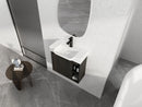 24" Wall-Mounted Bathroom Vanity