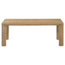 Castlewood 2-piece Cocktail Coffee Table Set Light Oak